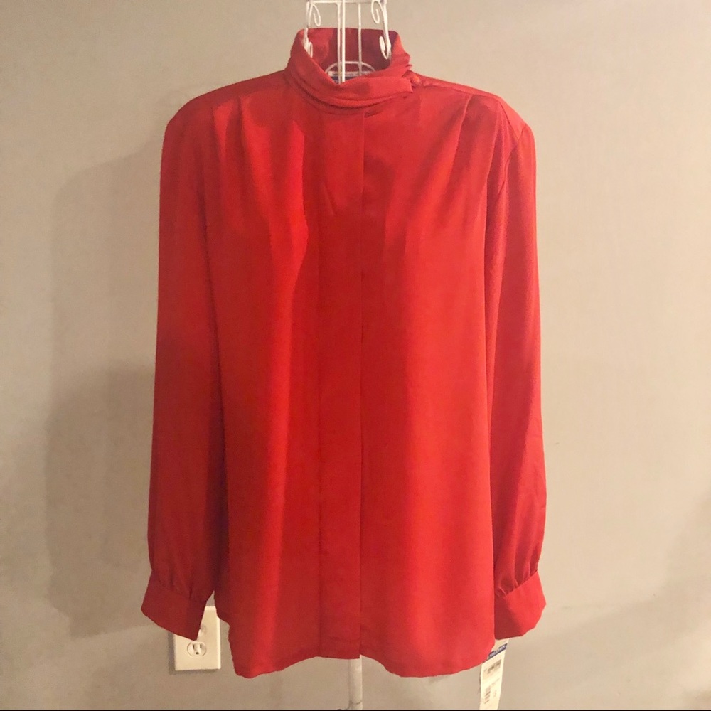 Vintage Pendleton Red Blouse NWT